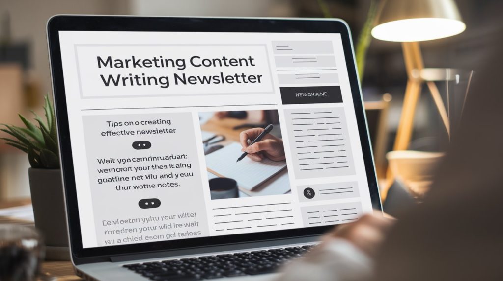 Marketing Content Writing Newsletter